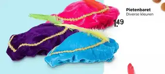 Xenos Pieten baret - diverse kleuren aanbieding