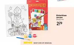Xenos Sint schilderen - waterverf - 31x22,5 cm aanbieding