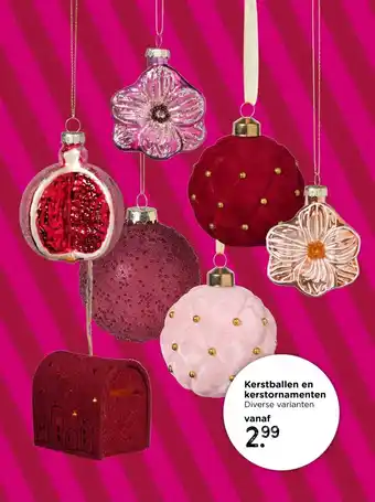 Xenos Kerstballen en kerstornamenten aanbieding
