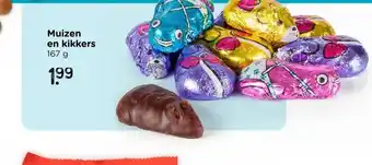 Xenos Chocolade kikkers en muizen - 176 gram aanbieding