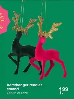 Xenos Kersthanger rendier staand aanbieding