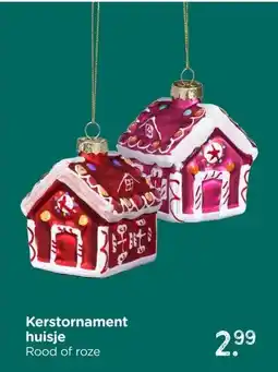 Xenos Kerstornament huisje aanbieding
