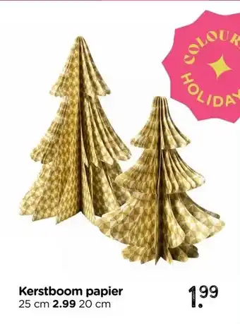 Xenos Kerstboom papier aanbieding