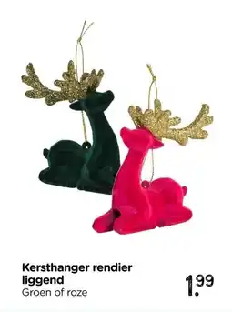 Xenos Kersthanger rendier liggend aanbieding