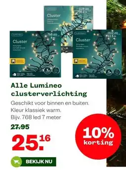 Welkoop Alle Lumineo clusterverlichting aanbieding