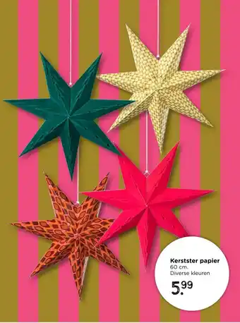 Xenos Kerstster papier aanbieding