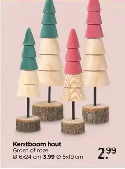 Xenos Kerstboom hout aanbieding