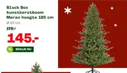 Welkoop Black Box kunstkerstboom Meran hoogte 185 cm aanbieding