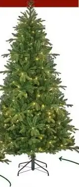 Welkoop Black Box kunstkerstboom Brampton led 230 cm aanbieding