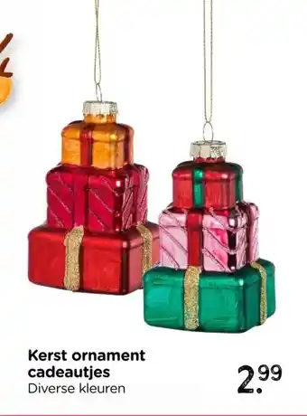 Xenos Kerst ornament cadeautjes aanbieding