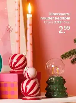 Xenos Dinerkaars- houder kerstbal aanbieding