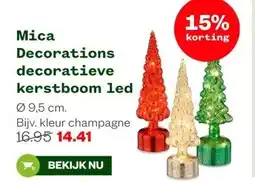 Welkoop Mica Decorations decoratieve kerstboom led aanbieding