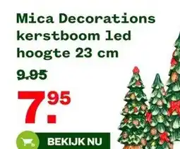 Welkoop Mica Decorations kerstboom led hoogte aanbieding