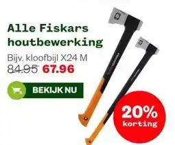 Welkoop Alle Fiskars houtbewerking aanbieding
