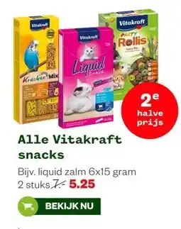 Welkoop Alle Vitakraft snacks aanbieding