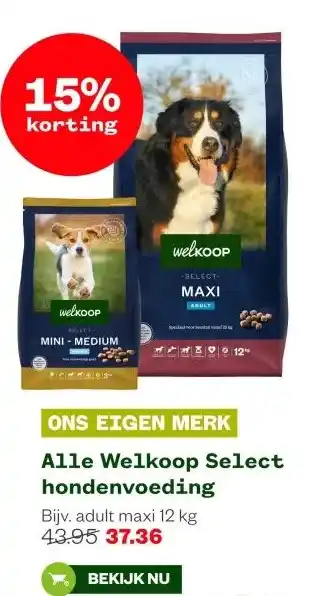 Welkoop Alle Welkoop Select hondenvoeding aanbieding