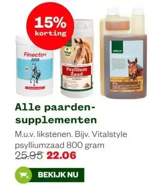 Welkoop Alle paarden- supplementen aanbieding