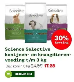 Welkoop Science Selective konijnen- en knaagdieren- voeding t/m 3 kg aanbieding