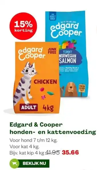 Welkoop Edgard & Cooper honden- en kattenvoeding aanbieding