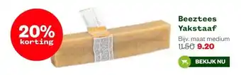 Welkoop Beeztees Yakstaaf aanbieding