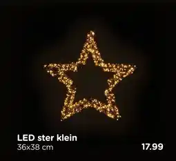 Xenos LED ster klein aanbieding