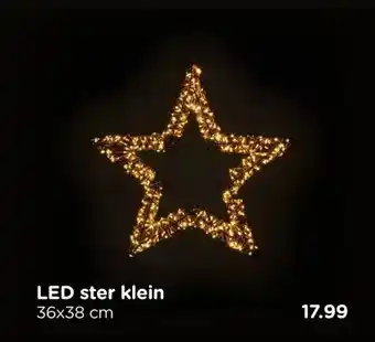 Xenos LED ster klein aanbieding