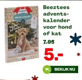 Welkoop Beeztees advents- kalender voor hond of kat aanbieding