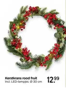 Xenos Kerstkrans rood fruit aanbieding