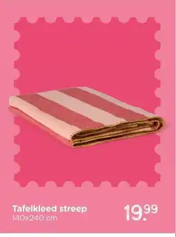 Xenos Tafelkleed streep aanbieding