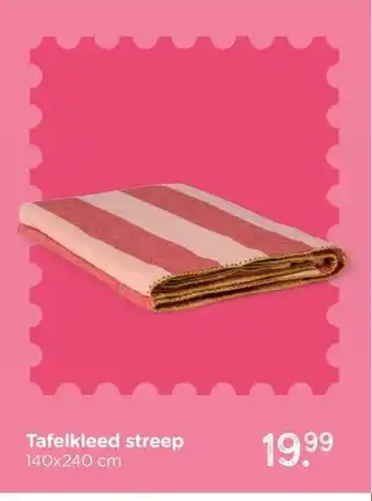 Xenos Tafelkleed streep aanbieding