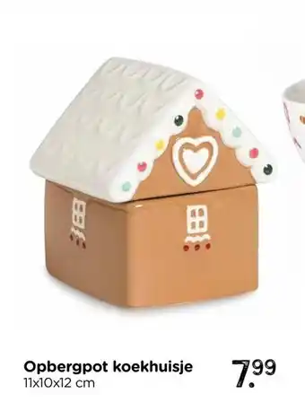 Xenos Opbergpot koekhuisje aanbieding