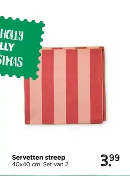Xenos Servetten streep aanbieding