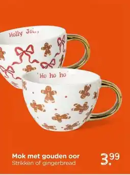 Xenos Opbergpot gingerbread aanbieding