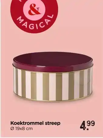 Xenos Koektrommel streep aanbieding