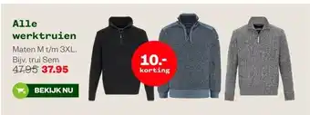 Welkoop Alle werktruien aanbieding