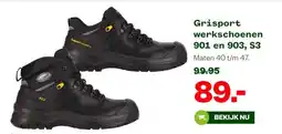 Welkoop Grisport werkschoenen 901 en 903, S3 aanbieding