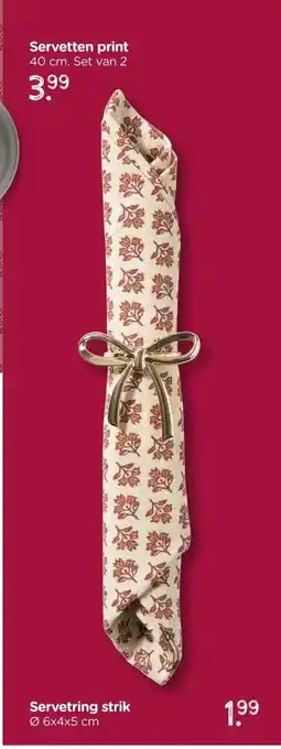 Xenos Servetten print aanbieding