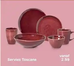 Xenos Servies Toscane aanbieding