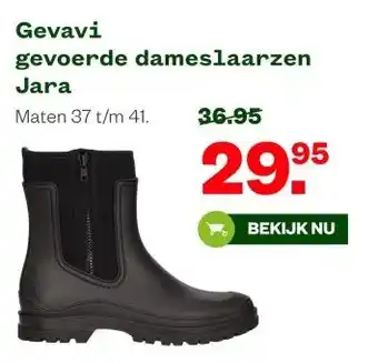 Welkoop Gevavi gevoerde dameslaarzen Jara aanbieding