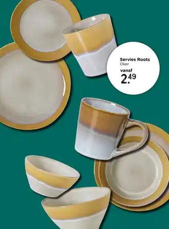 Xenos Servies Roots aanbieding