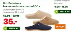 Welkoop Hot Potatoes heren en dames pantoffels aanbieding
