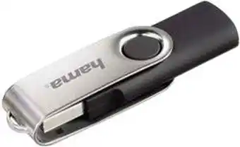 Conrad Hama Rotate USB-stick 8 GB Zwart 90891 USB-A 2.0 aanbieding