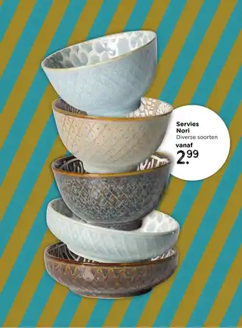 Xenos Servies Nori aanbieding