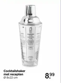 Xenos Cocktailshaker met recepten aanbieding