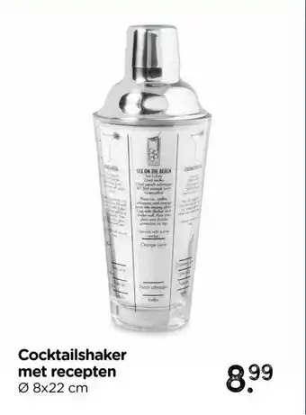 Xenos Cocktailshaker met recepten aanbieding