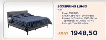 TotaalBED BOXSPRING LUMIO aanbieding