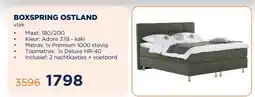 TotaalBED BOXSPRING OSTLAND aanbieding