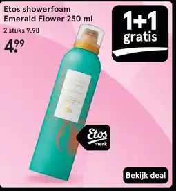 Etos Etos showerfoam Emerald Flower aanbieding