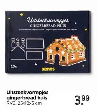 Xenos Uitsteekvormpjes gingerbread huis aanbieding