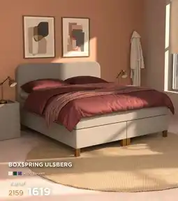 TotaalBED Boxspring Ulsberg vlak aanbieding